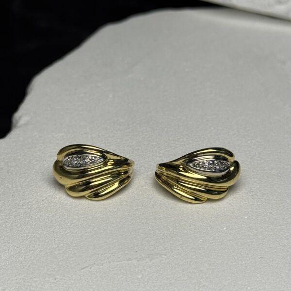 Orecchini oro e diamanti