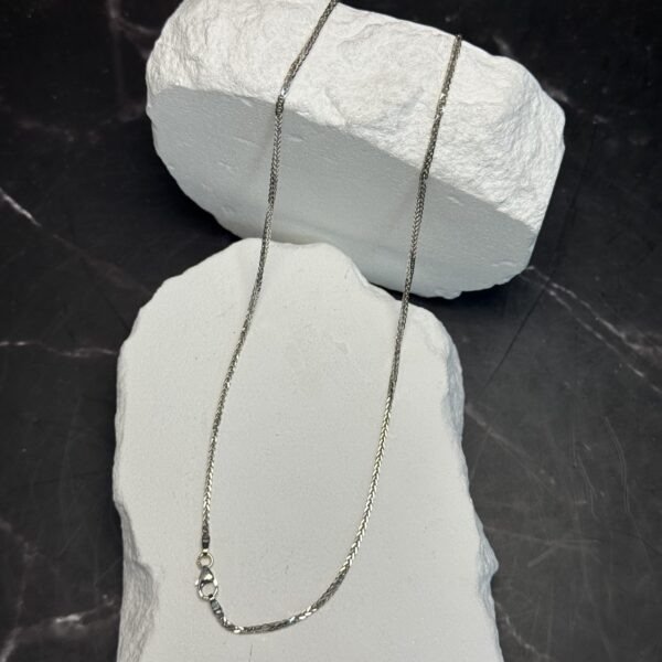 Collana oro bianco